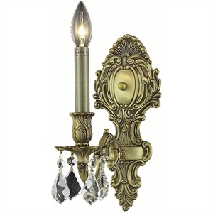 Elegant Lighting Monarch 5&quot Royal Crystal Wall Sconce