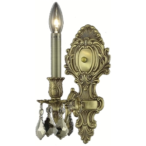 Elegant Lighting Monarch 5&quot Royal Crystal Wall Sconce