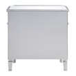 Elegant Lighting Danville 2 Door Mirrored Chest in Silver