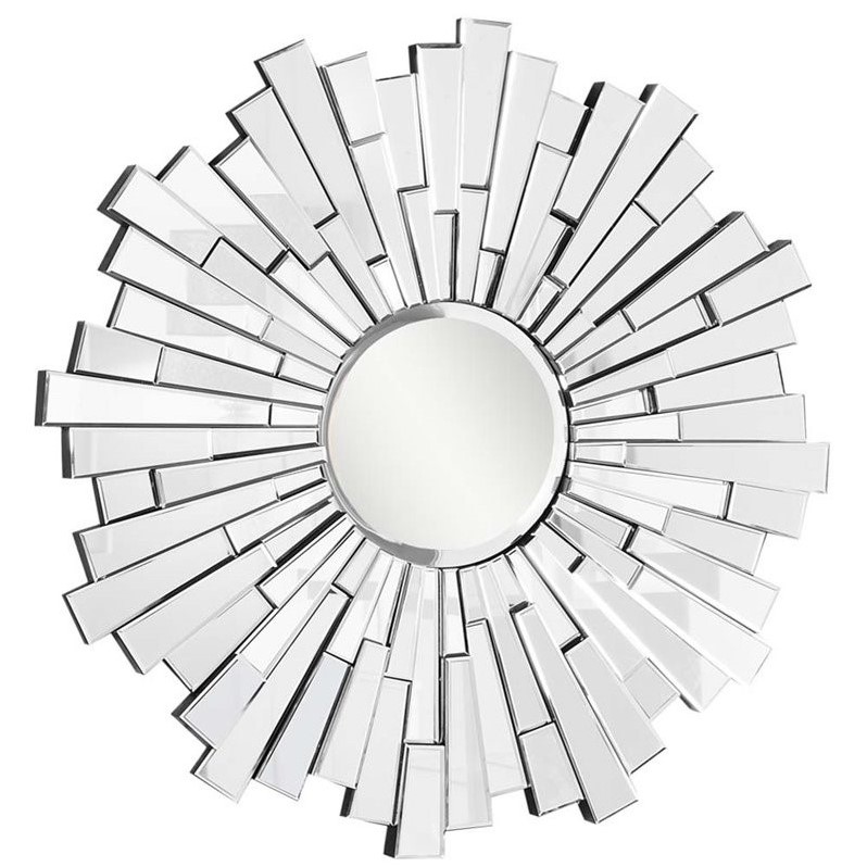 Elegant Lighting Modern 48 Round Decorative Mirror In Silver Mr 3005c Elegant Lighting Modern 48