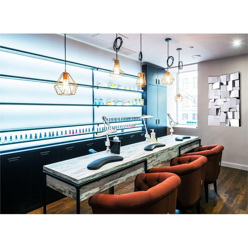 Elegant Lighting Modern Decorative Mirror in Clear Finish