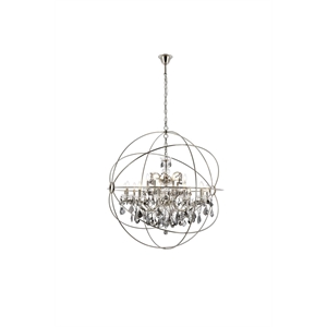 Elegant Lighting Geneva 44&quot 18 Light Royal Crystal Pendant Lamp
