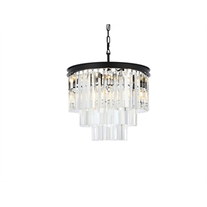 Elegant Lighting Sydney 20&quot 6 Light Royal Crystal Chandelier