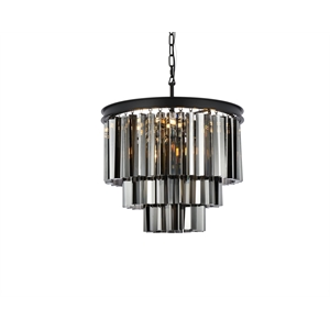 Elegant Lighting Sydney 20&quot 6 Light Royal Crystal Chandelier