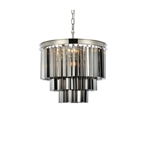 Elegant Lighting Sydney 20&quot 6 Light Royal Crystal Chandelier
