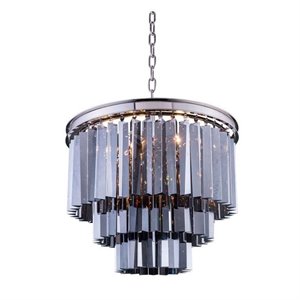 sydney royal crystal chandelier in nickel and silver (a)