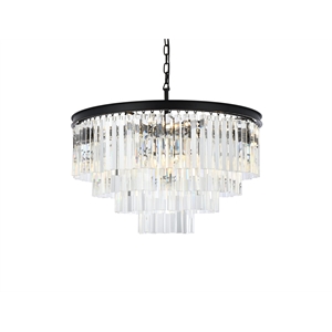 Elegant Lighting Sydney 32&quot 8 Light Royal Crystal Chandelier
