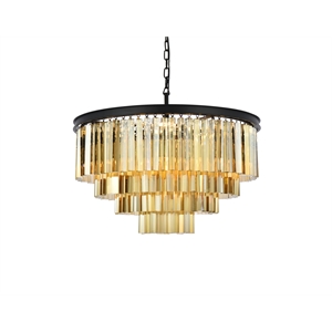 Elegant Lighting Sydney 32&quot 8 Light Royal Crystal Chandelier