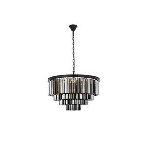 Elegant Lighting Sydney 32&quot 8 Light Royal Crystal Chandelier