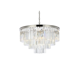 Elegant Lighting Sydney 32&quot 8 Light Royal Crystal Chandelier