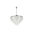 Elegant Lighting Sydney 10-Light Royal Crystal Chandelier in Matte Black