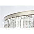 Elegant Lighting Sydney 10-Light Royal Crystal Chandelier in Matte Black