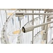 Elegant Lighting Sydney 10-Light Royal Crystal Chandelier in Matte Black