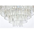 Elegant Lighting Sydney 10-Light Royal Crystal Chandelier in Matte Black