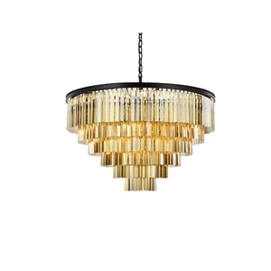 Elegant Lighting Sydney 44&quot 10 Light Royal Crystal Chandelier