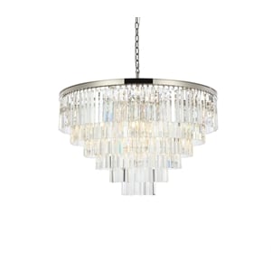 Elegant Lighting Sydney 44&quot 10 Light Royal Crystal Chandelier