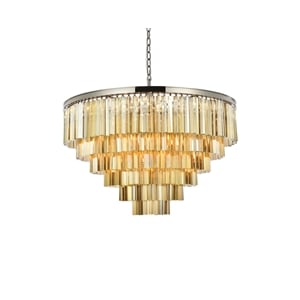 Elegant Lighting Sydney 44&quot 10 Light Royal Crystal Chandelier