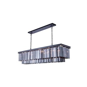 Elegant Lighting Sydney 60&quot 12 Light Royal Crystal Chandelier