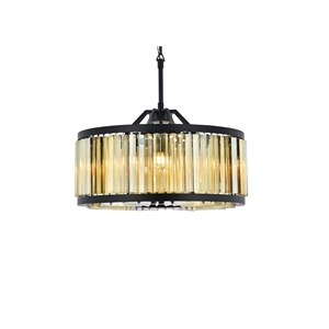 Elegant Lighting Chelsea 28&quot 8 Light Royal Crystal Pendant Lamp