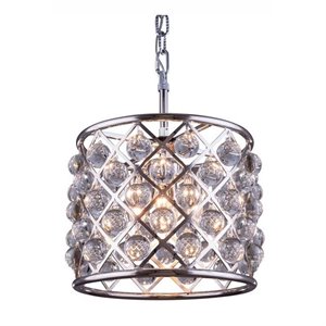 madison royal crystal pendant lamp in polished nickel (a)