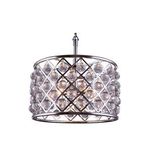 madison royal crystal pendant lamp in polished nickel (a)