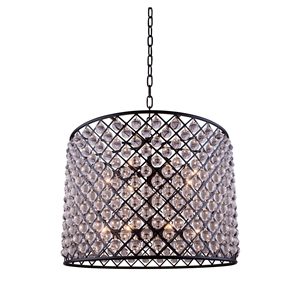 Elegant Lighting Madison 36&quot 12 Light Royal Crystal Pendant Lamp