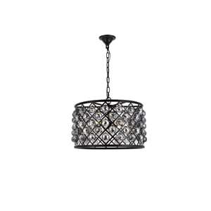 Elegant Lighting Madison 20&quot 6 Light Royal Crystal Pendant Lamp