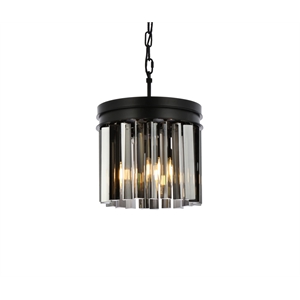 Elegant Lighting Sydney 12&quot 3 Light Royal Crystal Chandelier