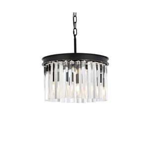 Elegant Lighting Sydney 16&quot 3 Light Royal Crystal Chandelier