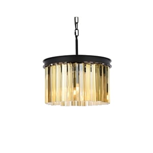 Elegant Lighting Sydney 16&quot 3 Light Royal Crystal Chandelier