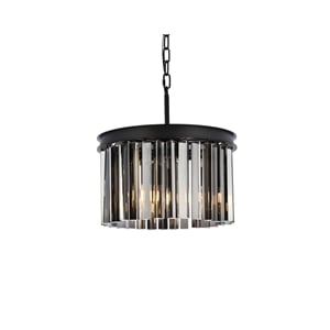 Elegant Lighting Sydney 16&quot 3 Light Royal Crystal Chandelier