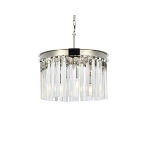 Elegant Lighting Sydney 16&quot 3 Light Royal Crystal Chandelier
