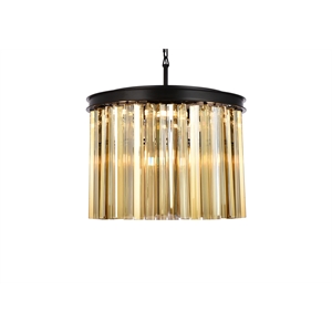 Elegant Lighting Sydney 20&quot 6 Light Royal Crystal Chandelier