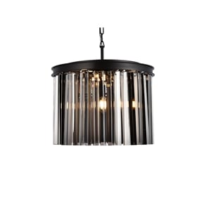 Elegant Lighting Sydney 20&quot 6 Light Royal Crystal Chandelier