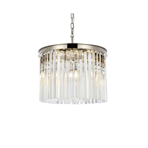 Elegant Lighting Sydney 20&quot 6 Light Royal Crystal Chandelier