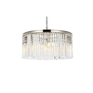 Elegant Lighting Sydney 32&quot 8 Light Royal Crystal Chandelier