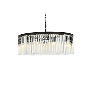 Elegant Lighting Sydney 44&quot 10 Light Royal Crystal Chandelier