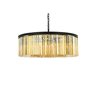 Elegant Lighting Sydney 44&quot 10 Light Royal Crystal Chandelier