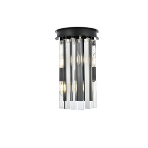 Elegant Lighting Sydney 8&quot 2 Light Royal Crystal Wall Sconce
