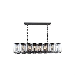 Elegant Lighting Monaco 13&quot 16 Light Glass Crystal Pendant Lamp