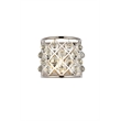 Elegant Lighting Madison Royal Crystal Wall Sconce in Polished Nickel
