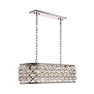 madison royal crystal pendant lamp in polished nickel (f)