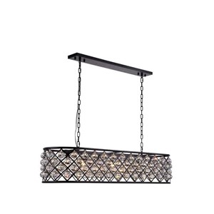 Elegant Lighting Madison 13&quot 7 Light Royal Crystal Pendant Lamp