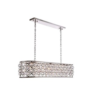 Elegant Lighting Madison 13&quot 7 Light Royal Crystal Pendant Lamp