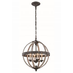 orbus pendant lamp in ivory and steel