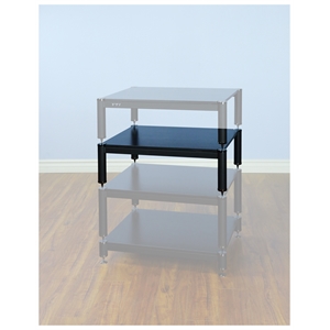 vti bl404-02 7 inches additional shelf for bl-404-black / black / oak