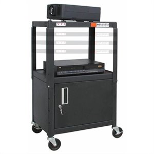 vti mfcab4226e adjustable cart with cabinet