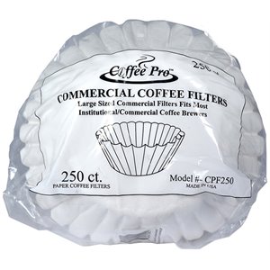 coffee pro institutional size crepe design textured paper coffee filter