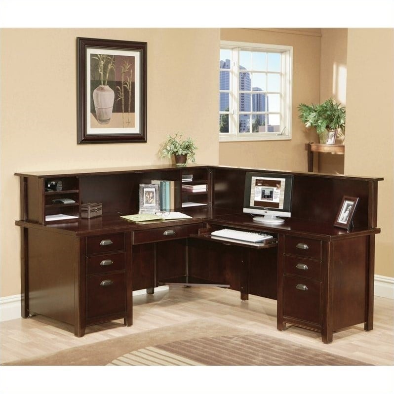 tribeca l shaped desk