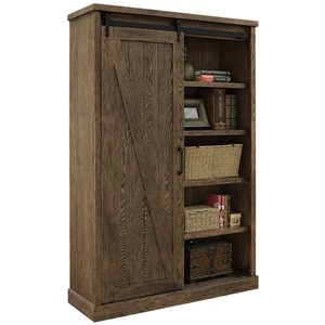 martin furniture avondale bookcase in weathered oak